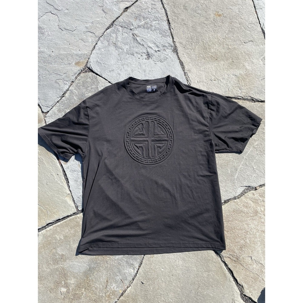 Waimea‎ Men's Wave Catcher T-Shirt 4XL Black Short Sleeve Cotton Chest Logo